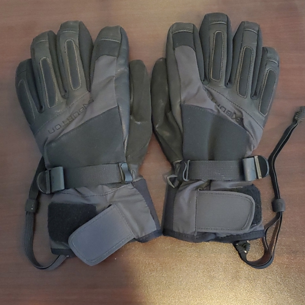 Men's Winter Gloves Black Men's Large